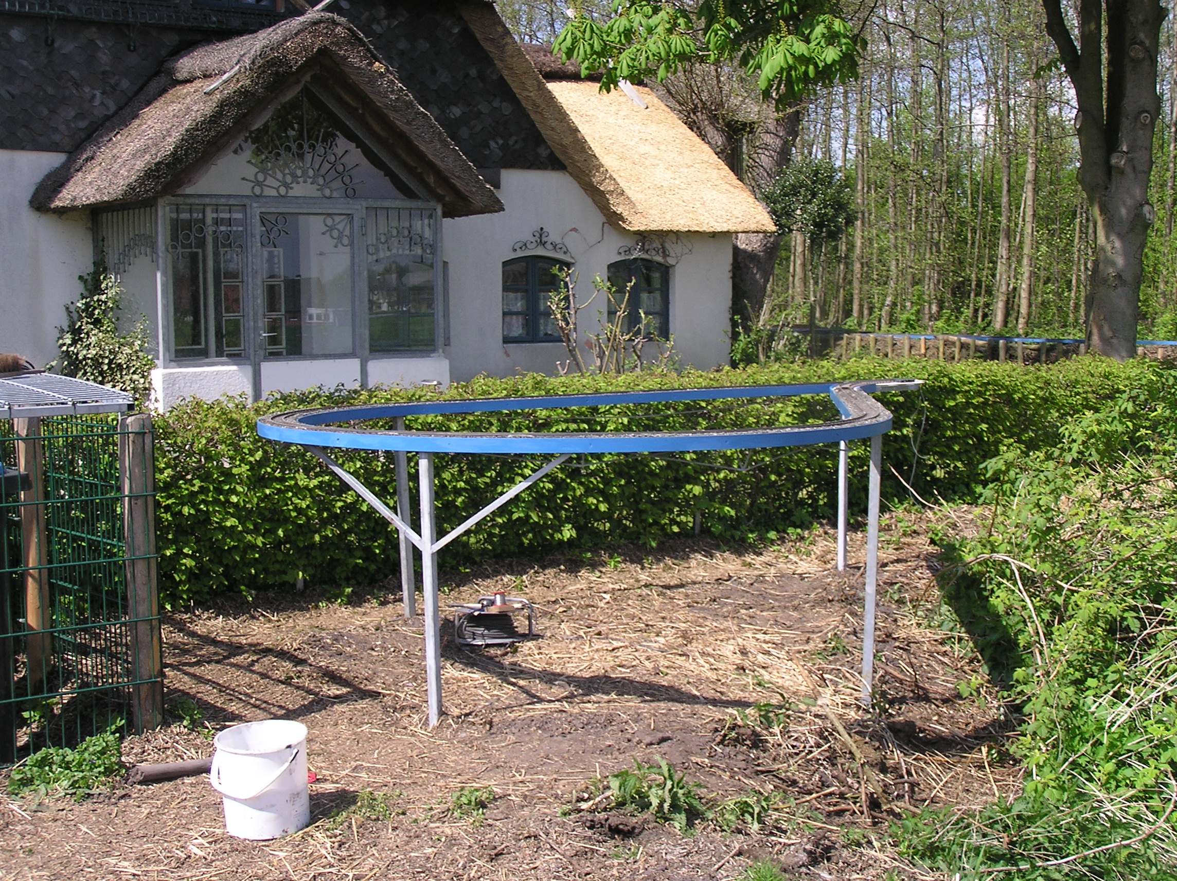 Kehrschleife mit Gleis